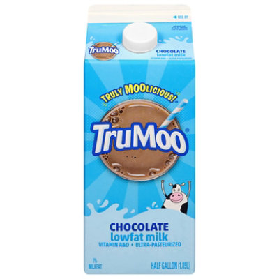 TruMoo Milk Chocolate Milk Lowfat 1% - 1 Half Gallon