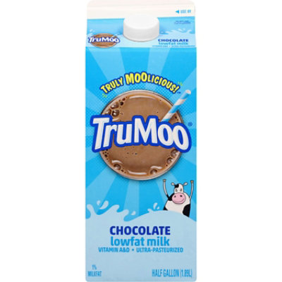 TruMoo Milk Chocolate Milk Lowfat 1% - 1 Half Gallon