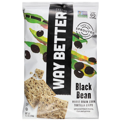 Way Better Snacks Tortilla Chips Black Bean - 5.5 Oz - Image 3