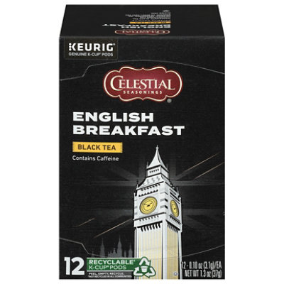 Celestial Seasonings Black Tea K-Cup Packs English Breakfast - 12 Count - Image 3