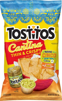 TOSTITOS Tortilla Chips Cantina Chipotle Thin & Crispy - 9 Oz - Image 1