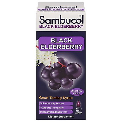 Sambucol Original Formula Black Elderberry - 4 Fl. Oz. - Image 3