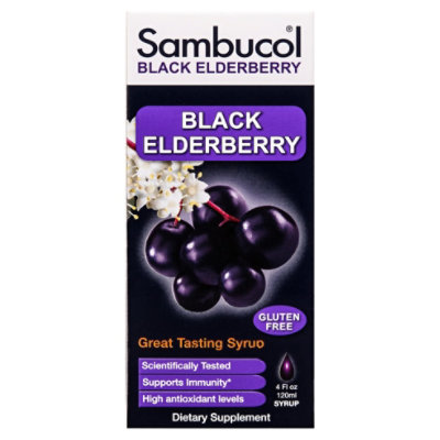 Sambucol Original Formula Black Elderberry - 4 Fl. Oz. - Image 4