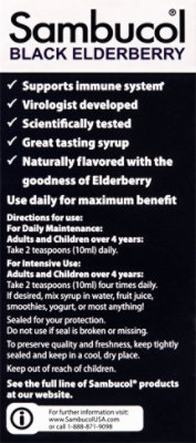Sambucol Original Formula Black Elderberry - 4 Fl. Oz. - Image 7