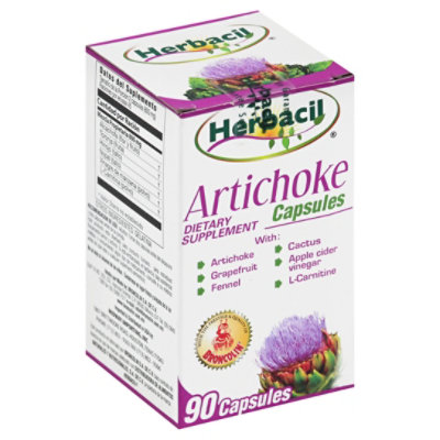 Herbacil Artichoke Capsules In A Box - 1.26 Oz
