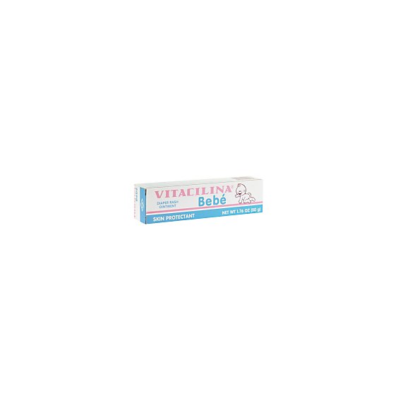 Vitacilina Bebe Skin Protectant Diaper Rash Ointment - 1.76 Oz