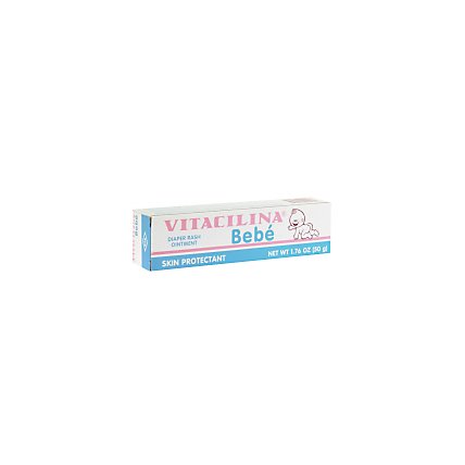 Vitacilina Bebe Skin Protectant Diaper Rash Ointment - 1.76 Oz - Image 1