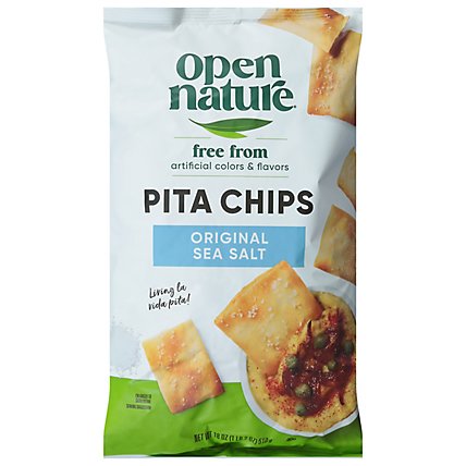 Open Nature Original Pita Chips with Sea Salt - 18 Oz. - Image 2