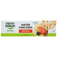 Open Nature Crackers Water Original - 4.4 Oz - Image 1