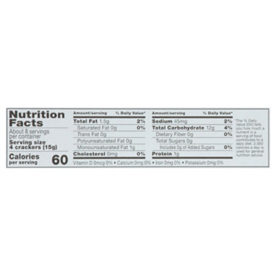 Open Nature Crackers Water Original - 4.4 Oz - Image 3