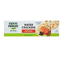 Open Nature Crackers Water Original - 4.4 Oz