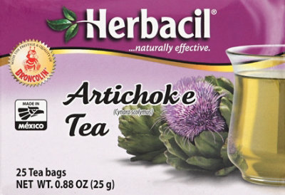 Herbacil Artichoke Tea - 25 Count - Image 2