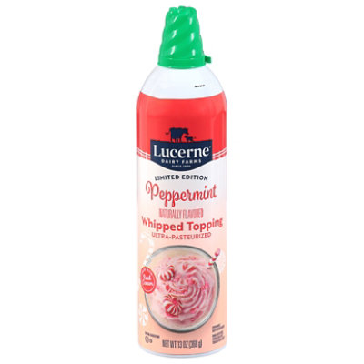 Lucerne Whipped Topping Peppermint Light - 13 Fl. Oz.