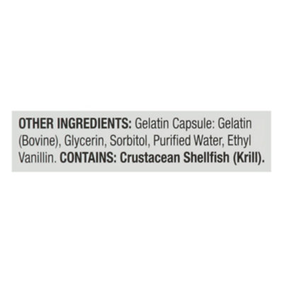 Signature Select/Care Krill Oil 350mg Dietary Supplement Softgel - 60 Count - Image 3