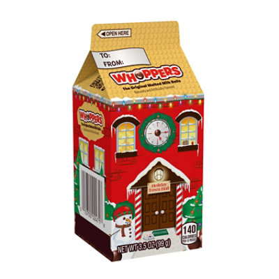 WHOPPERS Malted Milk Balls Candy Carton - 3.5 Oz