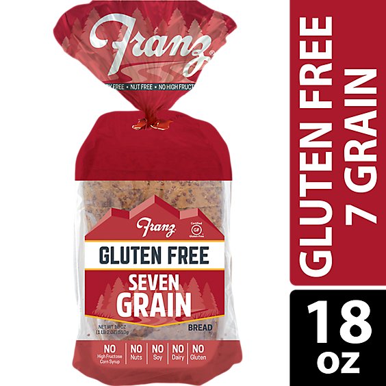Franz Sandwhich Bread 7 Grain Gluten Free - 18 Oz