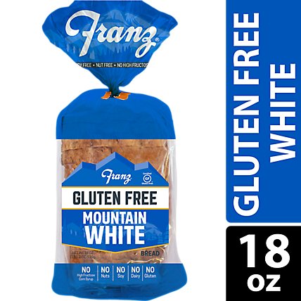 Franz Sandwhich Bread Gluten Free Mountain White - 18 Oz - Image 1