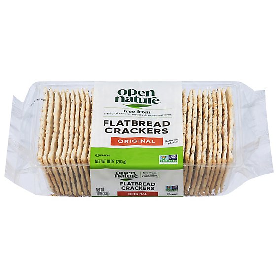 Open Nature Crackers Flatbread Original - 10 Oz
