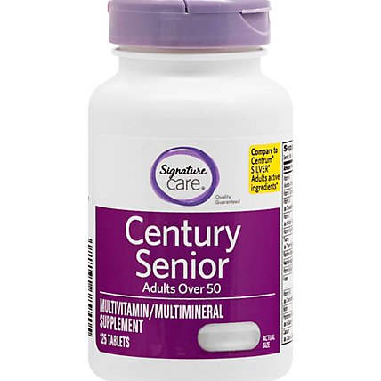 Signature Care Century Mature Dietery Supplement Adults Over 50 Dietary - 125 Count - Image 2