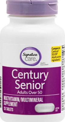 Signature Select/Care Century Mature Dietery Supplement Adults Over 50 Dietary - 125 Count - Image 2