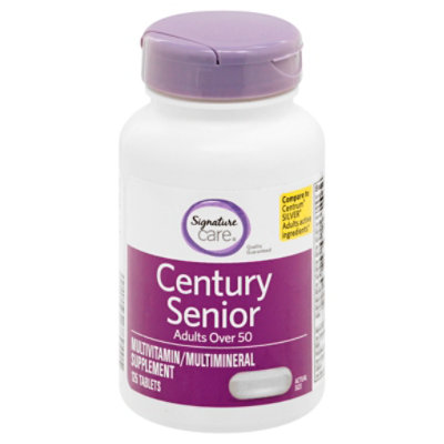 Signature Select/Care Century Mature Dietery Supplement Adults Over 50 Dietary - 125 Count