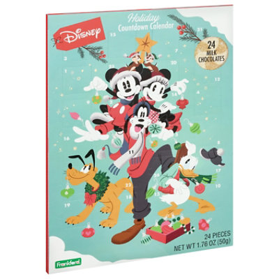 Disney Calendars Advent Princess/Mickey/Cars - 1.76 Oz