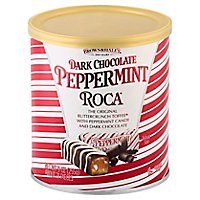ROCA Toffee Buttercrunch With Peppermint Candy And Dark Chocolate Can - 9 Oz - Image 1