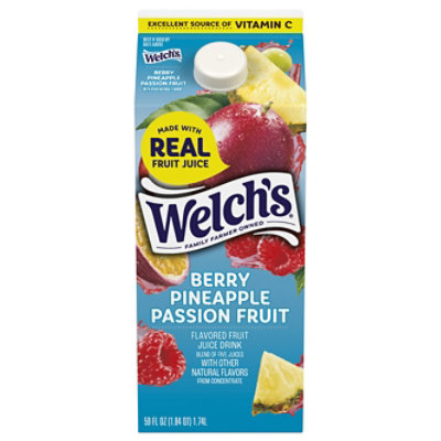 Welchs Berry Pineapple Passion Fruit Cocktail Chilled - 59 Fl. Oz
