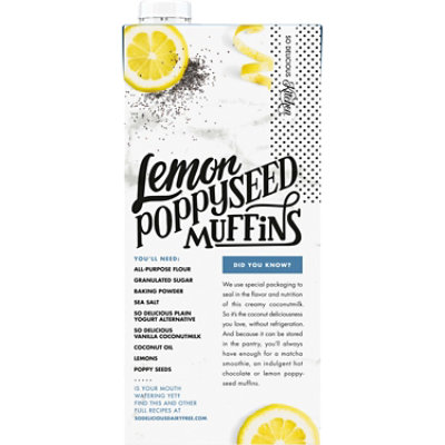 So Delicious Dairy Free Coconut Milk Organic Vanilla - 32 Fl. Oz. - Image 2
