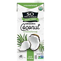 So Delicious Dairy Free Coconut Milk Organic Unsweetened - 32 Fl. Oz. - Image 2