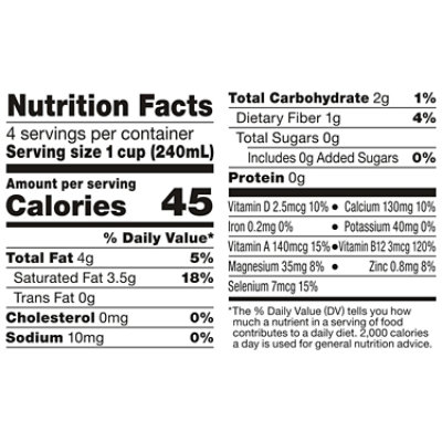 So Delicious Dairy Free UHT Unsweetened Coconut Milk - 32 Fl. Oz. - Image 3
