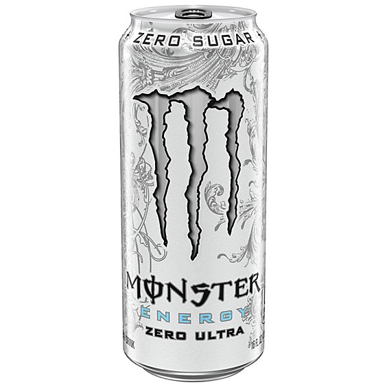 Monster Energy Zero Ultra Sugar Free Energy Drink - 16 Fl. Oz.