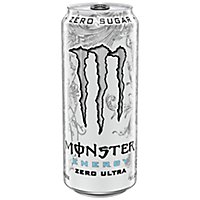 Monster Energy Zero Ultra Sugar Free Energy Drink - 16 Fl. Oz. - Image 1