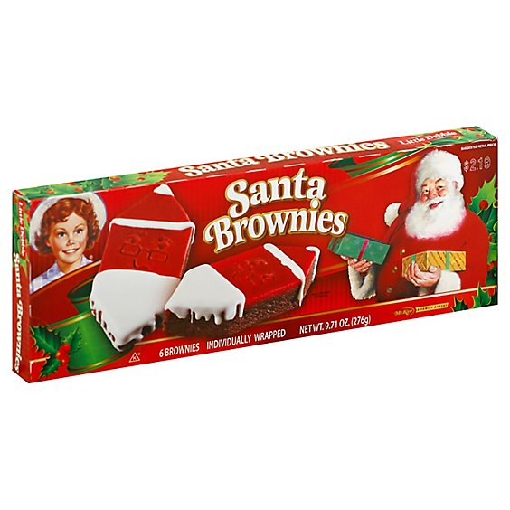 Little Debbie Brownies Santa - 9.71 Oz