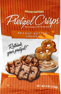 Snack Factory Pretzel Crisps Pretzel Crackers Chocolate Peanut Butter - 12-4 Oz - Image 2