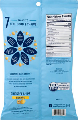 Simply 7 Hummus Chips Sea Salt - 5 Oz - Image 6