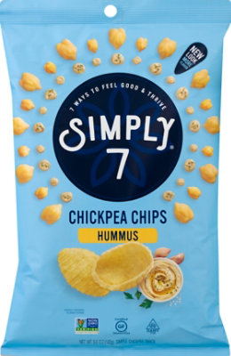 Simply 7 Hummus Chips Sea Salt - 5 Oz - Image 2