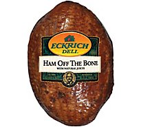 Eckrich Off The Bone Ham With Natural Juice - 0.50 Lb