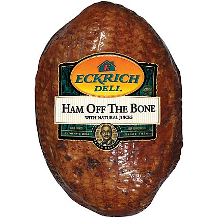 Eckrich Off The Bone Ham With Natural Juice - 0.50 Lb - Image 1