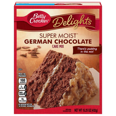 Betty Crocker Cake Mix Super Moist Delights German Chocolate - 15.25 Oz - Image 3