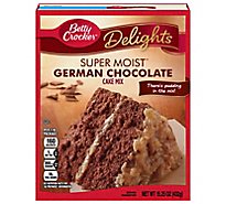 Betty Crocker Cake Mix Super Moist Delights German Chocolate - 15.25 Oz