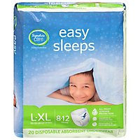 Signature Care Easy Sleep Boy Disposable Overnight Underwear Large To Extra Large - 20 Count - Image 3