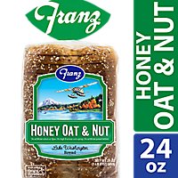 Franz Sandwhich Bread Lake Washington Honey Oat & Nut - 24 Oz - Image 1