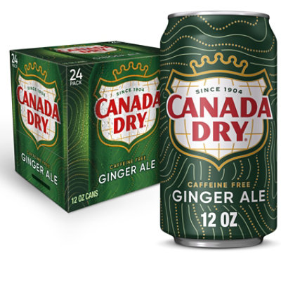 Canada Dry Ginger Ale In Can - 24-12 Fl. Oz. - Image 1