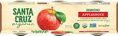 Santa Cruz Organic Apple Sauce Cups - 6-4 Oz - Image 2