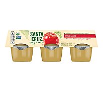 Santa Cruz Organic Apple Sauce Cups - 6-4 Oz