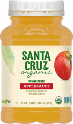 Santa Cruz Organic Apple Sauce - 23 Oz - Image 2