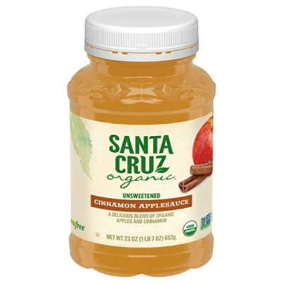 Santa Cruz Organic Cinnamon Apple Sauce - 23 Oz - Image 1