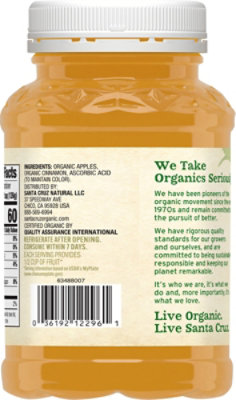 Santa Cruz Organic Cinnamon Apple Sauce - 23 Oz - Image 3