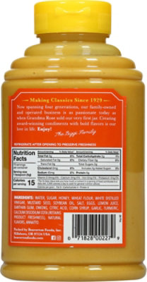 Beaver Brand Mustard Honey Sweet - 13 Oz - Image 5
